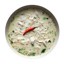 Freshery Tom Yum s krevetovou gyozou a hubami shiitake v skle 220g