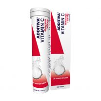 ADDITIVA Vitamín C blutorange 20 šumivých tabliet