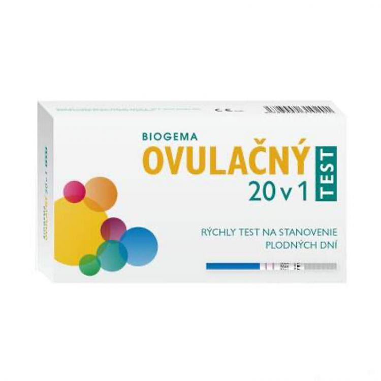 BIOGEMA Ovulačný test 20 v 1 20 kusov