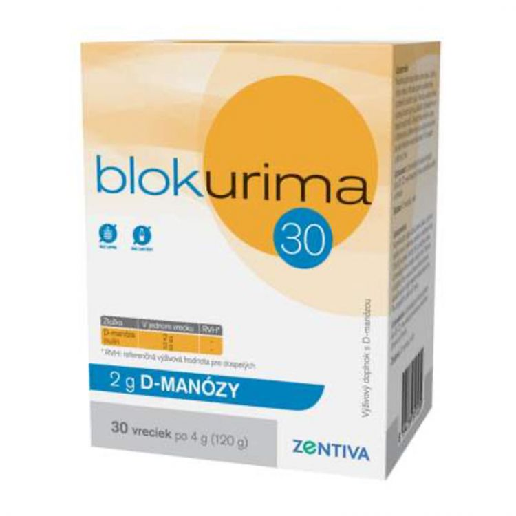 BLOKURIMA 2 g D-manózy 30 vrecúšok