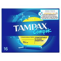 Tampax Compak Regular Tampóny S Aplikátorom 16 ks