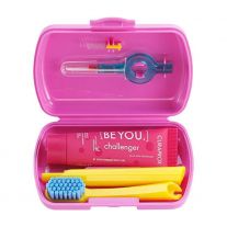 CURAPROX Travel set ružový 1 ks