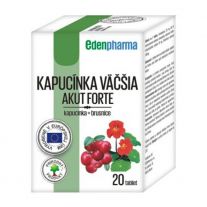 EDENPHARMA Kapucínka väčšia akut forte 20 tabliet