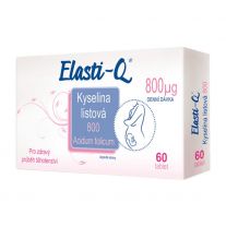ELASTI-Q Kyselina listová 800 60 tabliet