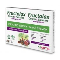 FRUCTOLAX Ovocie a vláknina kocky 12 kusov