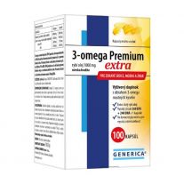 GENERICA 3-omega premium extra 100 kapsúl
