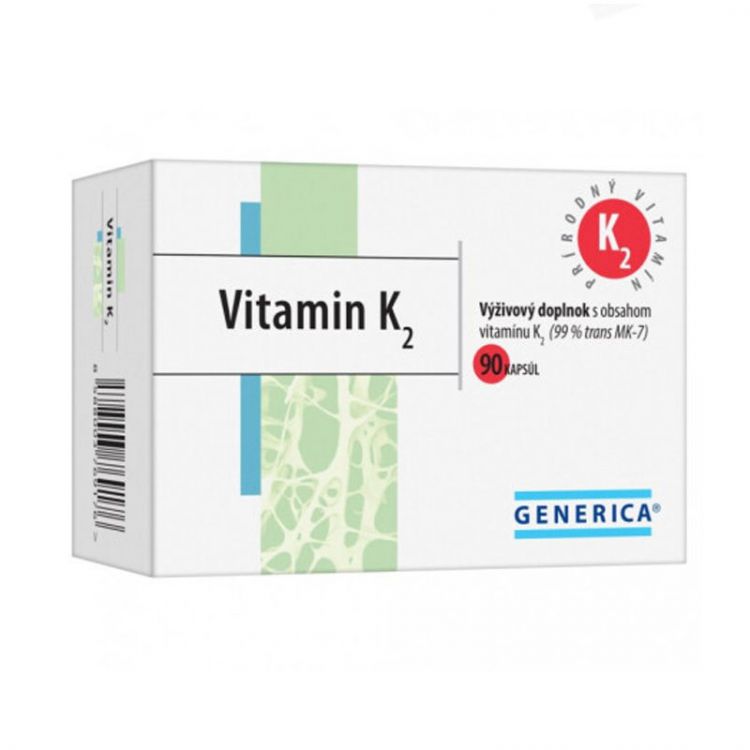GENERICA Vitamín K2 90 kapsúl