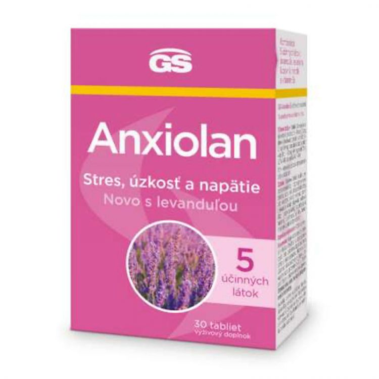 GS Anxiolan s levanduľou 30 tabliet