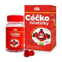 GS Céčko želatínky vitamín C so šípkami 50 ks