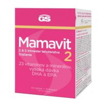 GS Mamavit 2 tehotenstvo a dojčenie 30 tabliet + 30 kapsúl