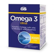 GS Omega 3 citrus 100 + 50 kapsúl