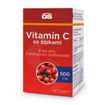 GS Vitamín C 500 mg so šípkami 120 tabliet