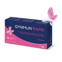 GYNIMUN Rapid vaginálne čapíky 10 kusov