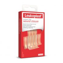 LEUKOPLAST Leukosan strip fixačné pásky na uzavretie tržných rán 2 veľkosti 9 ks
