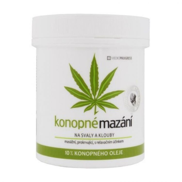 MEDICPROGRESS Konopné mazanie 250 ml