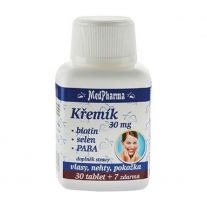 MEDPHARMA Kremík 30mg + biotín + selén + PABA 37 tabliet