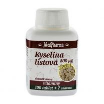 MEDPHARMA Kyselina listová 800 µg forte 107 tabliet