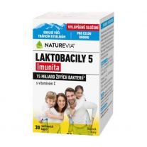 NATUREVIA Laktobacily 5 imunita s vitamínom C 30 kapsúl