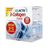 SALUTEM Gelactiv 3-collagen forte 60 + 60 kapsúl ZADARMO