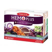 TEREZIA Hemoplus + kyselina listová 50 + 10 kapsúl ZADARMO