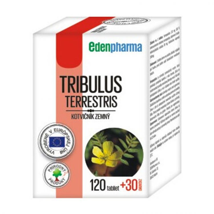 EDENPHARMA Tribulus 120 + 30 tabliet ZADARMO