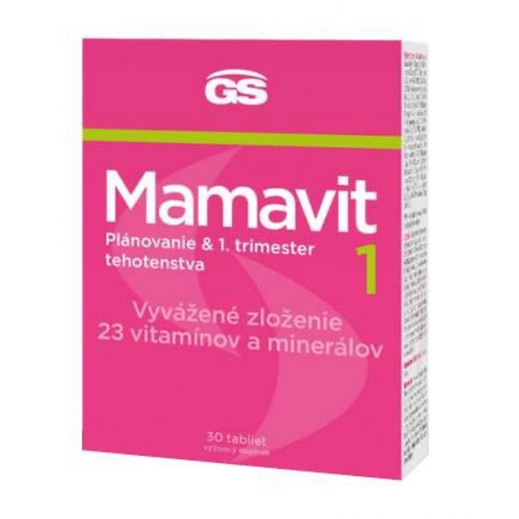GS Mamavit 1 plánovanie a 1. trimester 30 tabliet