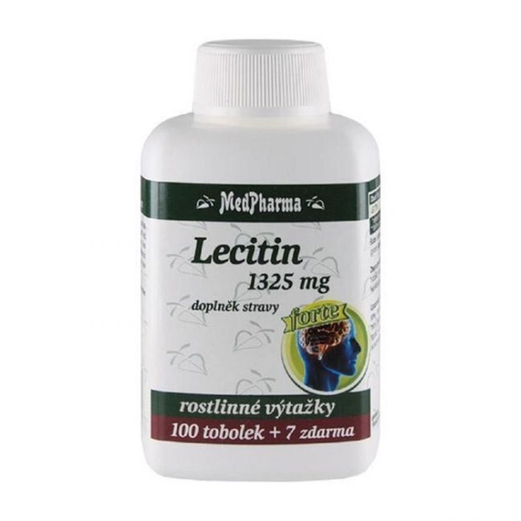MEDPHARMA Lecitín forte 1325 mg 100 + 7 kapsúl ZADARMO