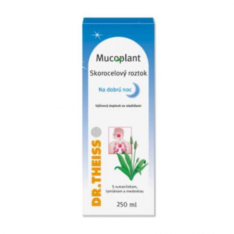 MUCOPLANT Skorocelový roztok na dobrú noc 250 ml