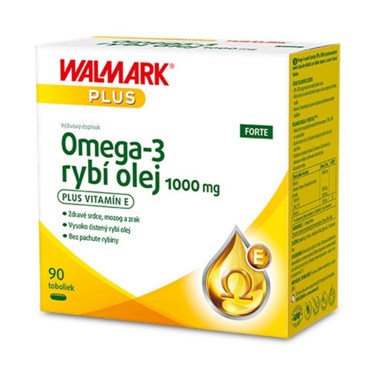 WALMARK Omega 3 rybí olej forte 90 kapsúl