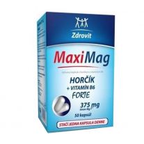 ZDROVIT MaxiMag horčík forte (375 mg) + vitamín B6 50 kapsúl