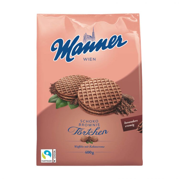 Manner Schoko brownie napolitánky 400 g