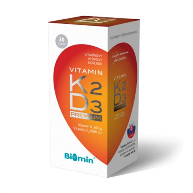 BIOMIN Vitamín K2 + D3 protect 60 kapsúl