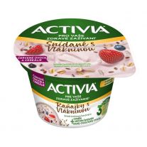 ACTIVIA Cereálne raňajky Červené ovocie 170g