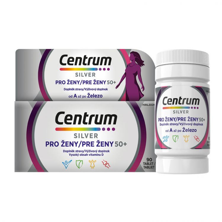 CENTRUM SILVER PRE ZENY TBL 90