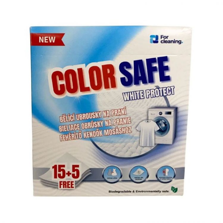 COLOR SAFE Bieliace obrúsky, 20 ks