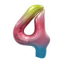 Balón narodeninový, farebný 40 (100 cm) číslo 4