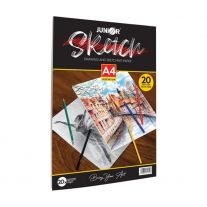Blok na maľovanie a skicovanie Sketch - A4 PREMIUM 20 listový, 110g/m2