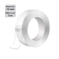 Lepiaca páska obojstranná, gélová Nano Magic M&G 12 mm x 3 m