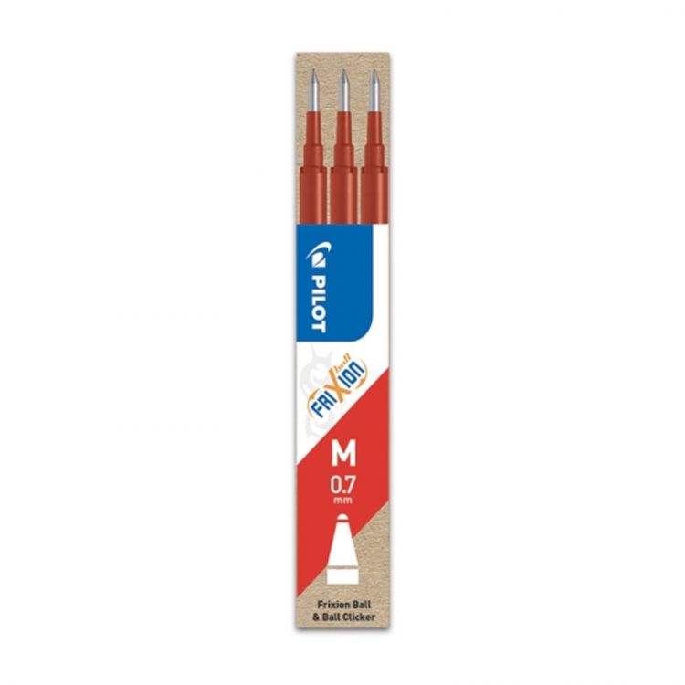 Náplň gumovacia PILOT Frixion 0,7 mm/3 ks - červená