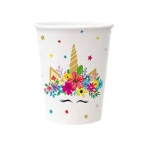 Papierový pohár PAW Eco 250 ml Unicorn Party / 10 ks