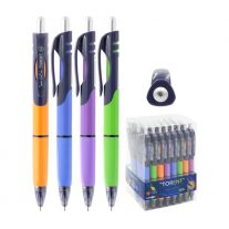 Pero guľôčkové Semi-Gel 1.0 mm TORENT trojuholníkové telo (4 farby v balení)