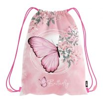 Vrecko na prezuvky s potlačou JUNIOR S8 - Butterfly