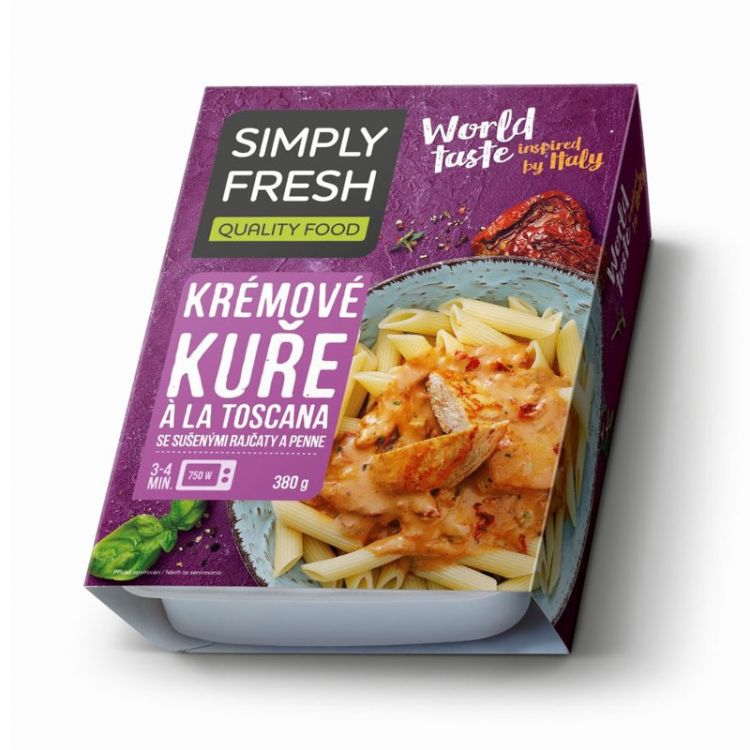 Simple fresh Krémové kura à la Toscana so sušenými paradajkami a penne 380g