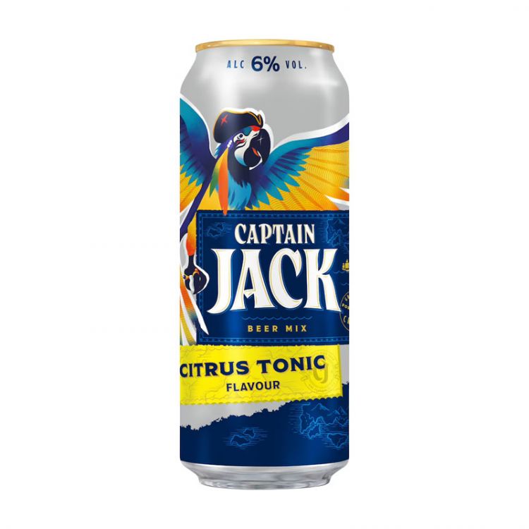 Captain Jack Citrus Tonic Flavour 500 ml