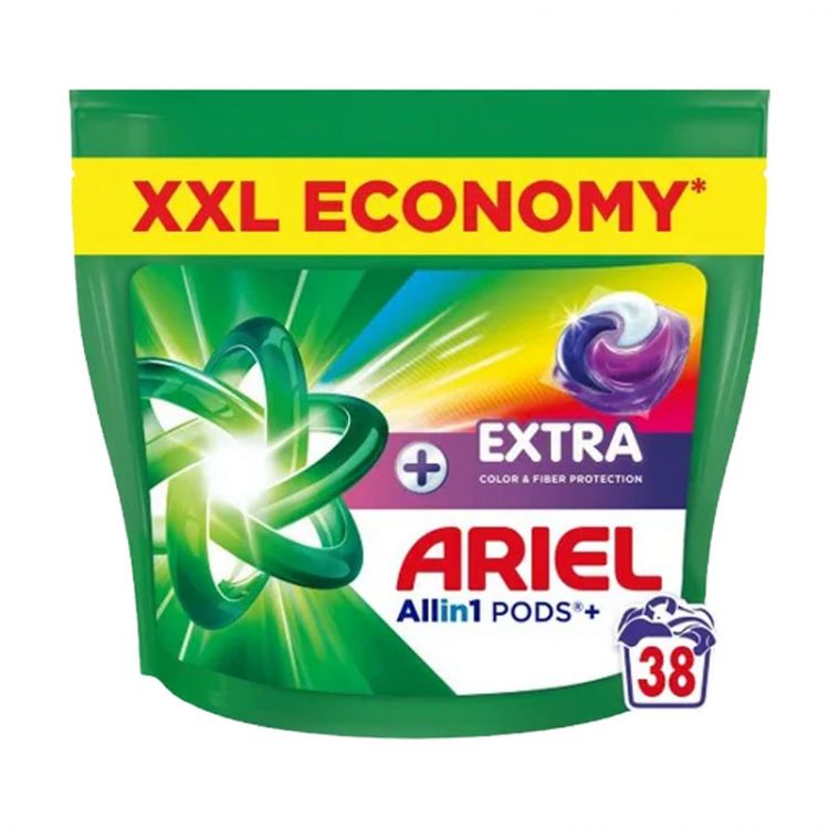 Ariel Pods 38's Color Extra Fiber Protection