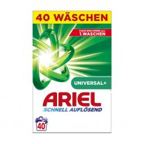 Ariel Detergent Powder 40W 2,4kg Universal+ Fast Dissolving in box