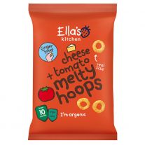 Ella's Kitchen BIO Chrumkavé krúžky so syrom a paradajkami (20 g)