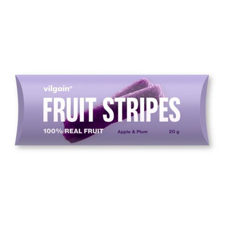 Vilgain Fruit Stripes jablko & slivka 20 g