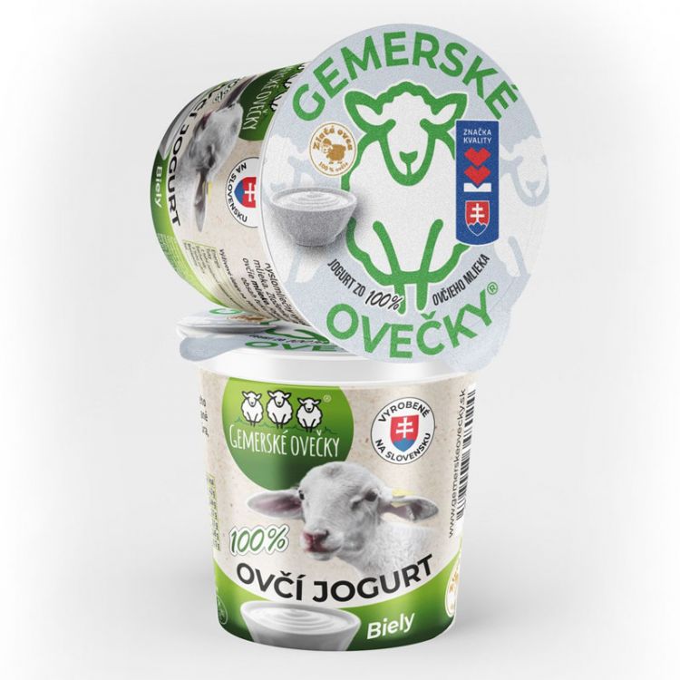 Gemerské ovečky 100% Jogurt ovčí biely 150g