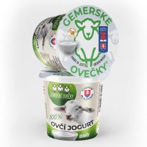 Gemerské ovečky 100% Jogurt ovčí biely 150g